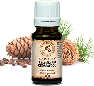 Aceite Esencial Cedro 20ml - Cedrus Atlantica - Marruecos - Aceite de Cedro para Aromaterapia - Relajacion - Difusor Fragante - Lampara de Aroma - Cedarwood Essential Oil