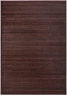 Alfombra de salon o Comedor Industrial marron de bambu de 140 x 200 cm Factory - LOLAhome