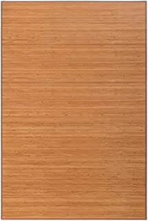 Alfombra de salon o Comedor Oriental marron de bambu de 200 x 300 cm Sol Naciente - LOLAhome