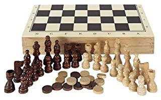 ajedrez de madera para niños