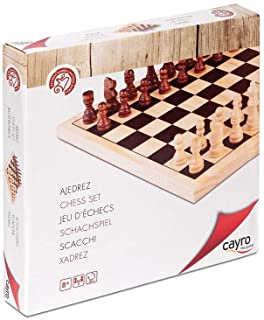 ajedrez de madera cayro