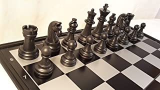 Chessebook - Ajedrez Damas Backgammon Tablero de 32 x 32 cm- magnetico