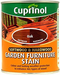Cuprinol Garden Furniture Stain 0-75 L Oak - Tintes para Maderas de Exterior (Muebles- 0-75 L- 20 m²-L- Oak- Al Agua- Translucido)