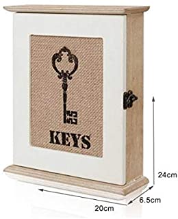 Diseno Encantador- Llave de Madera Elegante Caja de Almacenamiento Caja de Almacenamiento Llave Pared (Keys Llave)