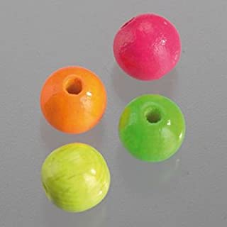EFCO Wooden beads NEON Hole diameter 3-0 mm 12 mm 20 pcs. assorted colours
