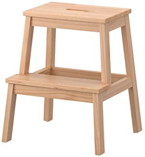 Escalerita- de Ikea- de madera- color beis- modelo Bekvam- referencia 601.788.87
