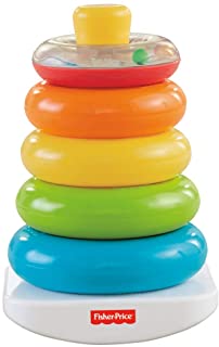 Fisher-Price - Piramide balanceante- juguetes bebe 6 meses (Mattel N8248)