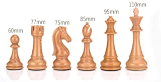 Juguete de tablero de ajedrez Internacional de Ajedrez- plegable Juego juego de ajedrez- ajedrez de madera al aire libre portatil (negro + blanco- 21 x 21 x 2 cm) facil de transportar (Tamano: 29 x 29