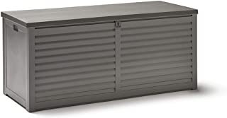 KitGarden - Arcon-Banco de resina capacidad 390L- Gris-  Multi Storage Box 390L