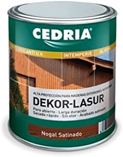 Lasur protector madera exterior al agua Cedria Dekor Lasur 4 litros (Teka)