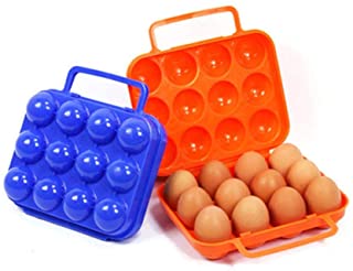 LKJHG - Caja organizadora para huevos de cocina- aleatorio- 6 Eggs
