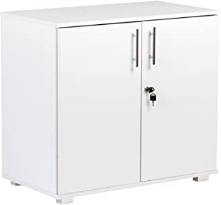 MMT Furniture Designs Ltd MMT-SD-IV07White Armario de Almacenamiento de Oficina- Laminado de Madera- Blanco- 730mm Tall