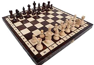PEQUENO OLIMPICO- madera solida- juego de ajedrez