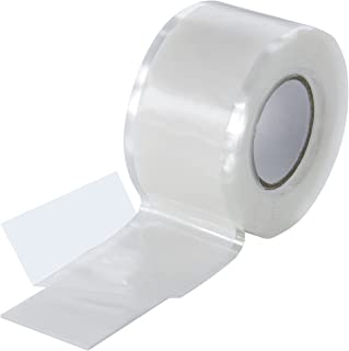 Poppstar - Cinta de silicona de autofusion- 1 x 3 m- ideal como cinta de reparacion- cinta aislante y cinta de sellado (estanca- hermetica)- 25mm de ancho- color blanco
