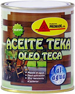 Promade - Aceite de Teca al Agua Protector para madera (4 L)