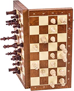 Square - Ajedrez de Madera - MAGNETICO - Staunton 4 - Tablero de ajedrez - 37-5 cm