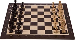 Square - Profesional Ajedrez de Madera Nº 5 - America - Tablero de ajedrez + Figuras - Staunton 5