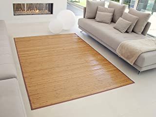 alfombra de madera de bambu