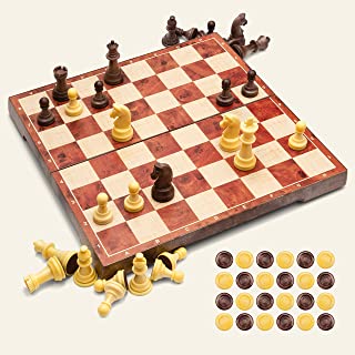 ajedrez de madera clasico